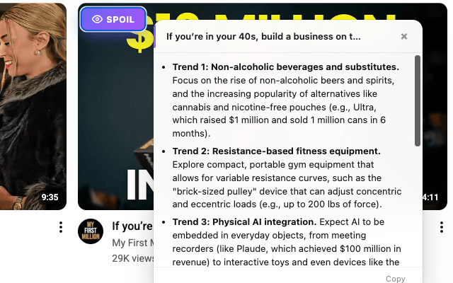 Summary of a business trends video